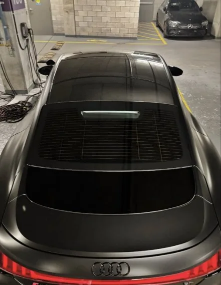 After paint protection on Audi GT